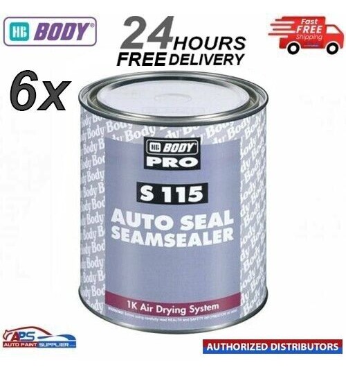 6x HB BODY, MIPA & FMT BRUSHABLE SEAM SEALER 1kg - FAST DELIVERY